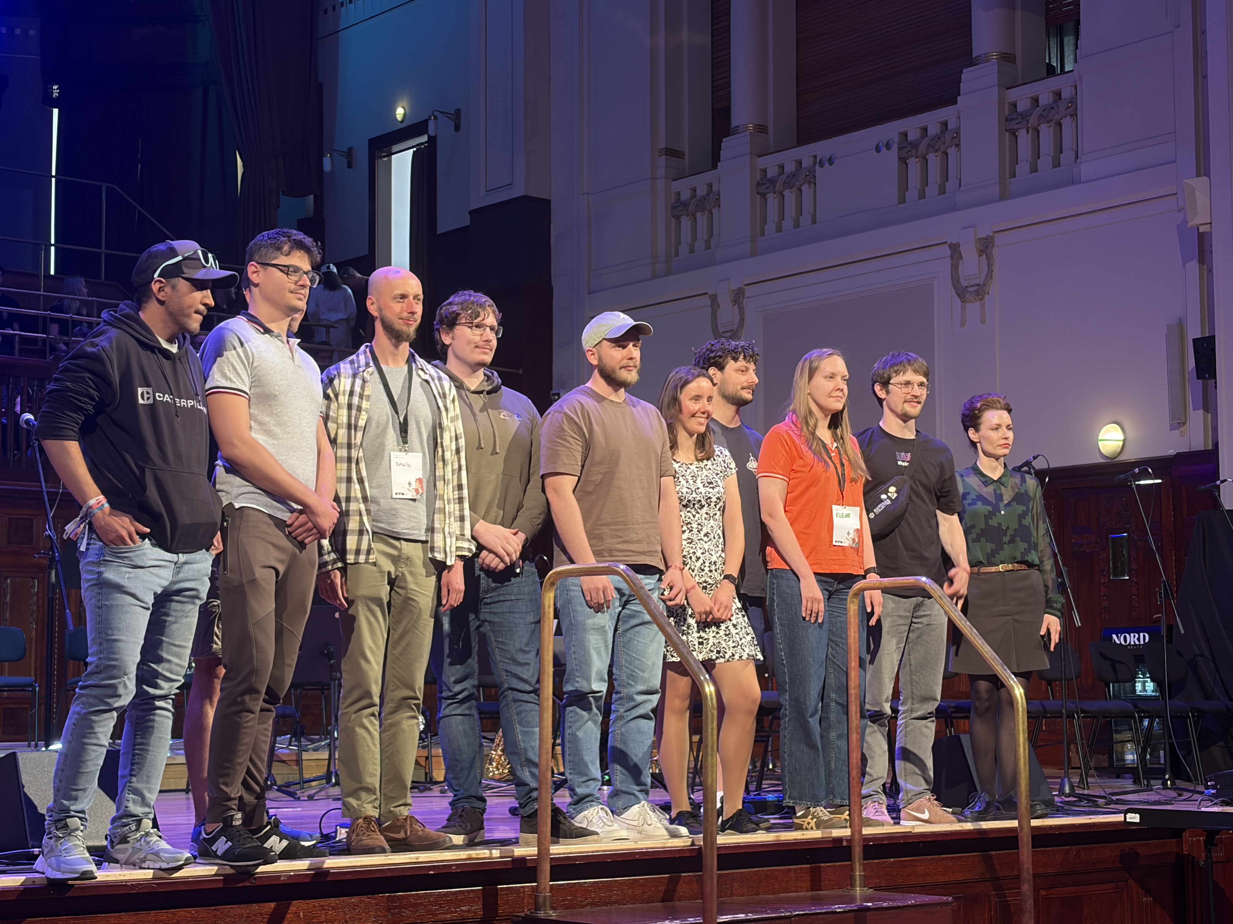 Swarm bounty winners on stage at ETHPrague 2026